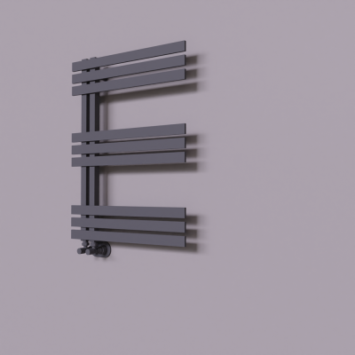 Radiva - Thames Dekoratif Havlupan 500x800 Koyu Antrasit