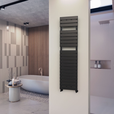 Radiva - Tip 10H Dekoratif Havlupan 400x1624 Mat Siyah