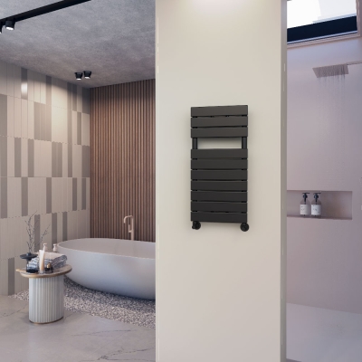 Radiva - Tip 10H Dekoratif Havlupan 400x810 Mat Siyah