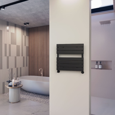 Radiva - Tip 10H Dekoratif Havlupan 600x588 Mat Siyah