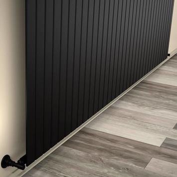 RADİVA - Tip 10V Dekoratif Radyatör 600x2512 Mat Siyah RADİVA - Tip 10V Dekoratif Radyatör 600x2512 Mat Siyah