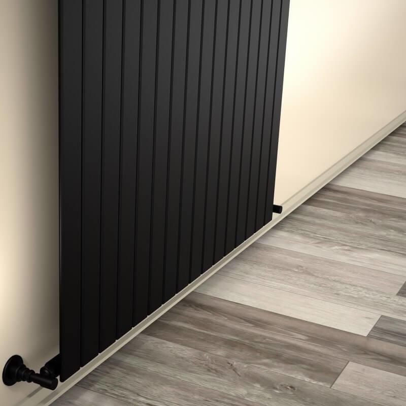 Tip 10V Dekoratif Radyatör 900x1180 Mat Siyah - 2DR10V09001180B3S