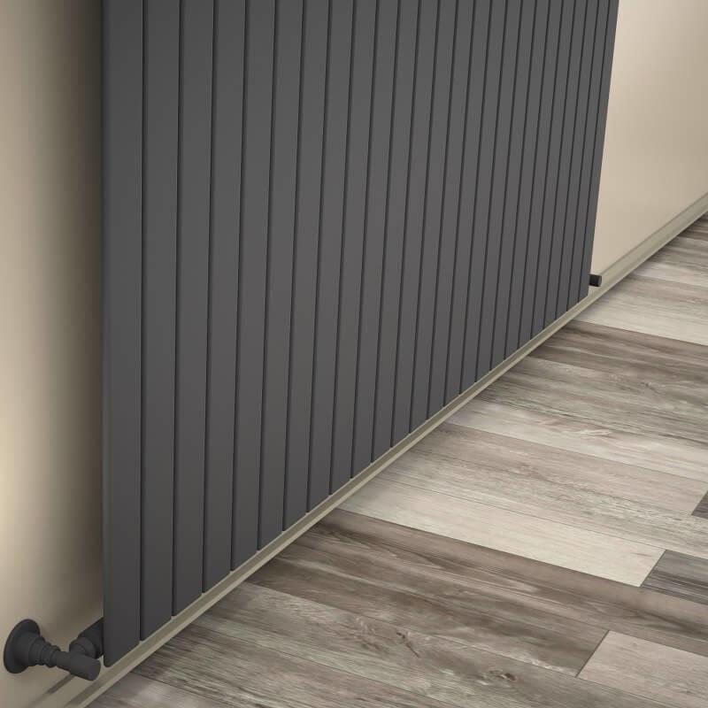 Tip 10V Dekoratif Radyatör 900x1846 Antrasit - 2DR10V09001846B2S