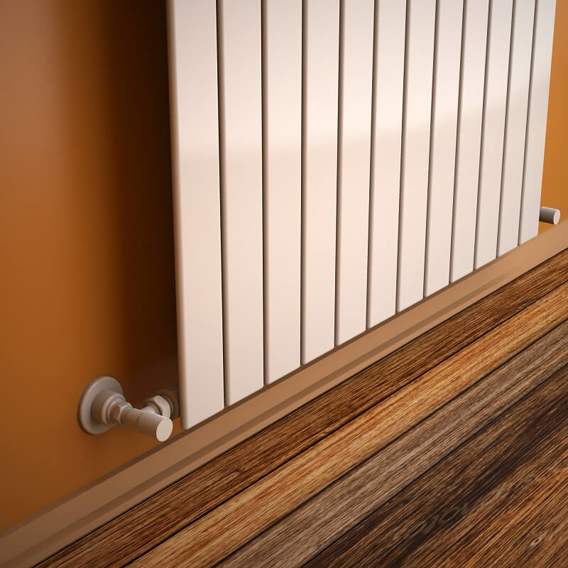 Tip 10V Dekoratif Radyatör 900x884 Beyaz - 210V09000884B1PS