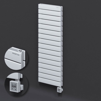 Radiva - Tip 20H Elektrikli Çelik Dekoratif Radyatör 1180x400 Beyaz (KTX3 Termostat) 1000W