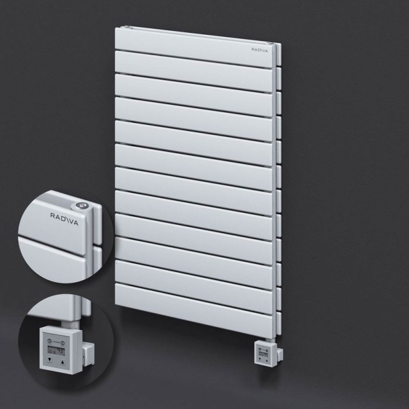 Tip 20H Elektrikli Çelik Dekoratif Radyatör 884x600 Beyaz (KTX3 Termostat) 1000W - 220H08840600B1PE7100