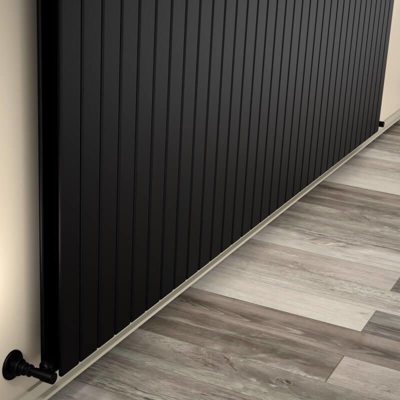 Tip 20V Dekoratif Radyatör 600x2512 Mat Siyah - 2DR20V06002512B3S