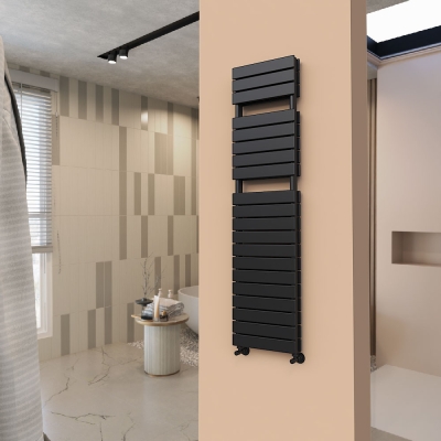 Radiva - Tip 21H Dekoratif Havlupan 400x1624 Mat Siyah