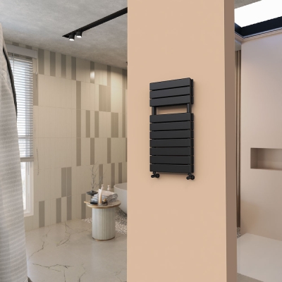 Radiva - Tip 21H Dekoratif Havlupan 400x810 Mat Siyah (1)