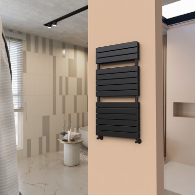 Radiva - TİP 21H Dekoratif Havlupan 600x1180 Mat Siyah