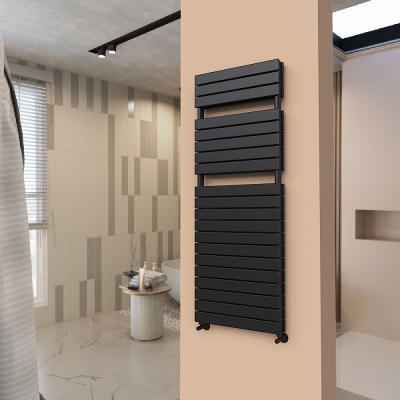 Radiva - Tip 21H Dekoratif Havlupan 600x1624 Mat Siyah