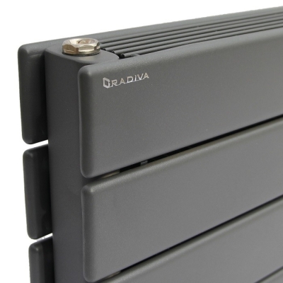 Tip 21H Dekoratif Radyatör 588x2000 Antrasit - Thumbnail 221H05882000B2TS