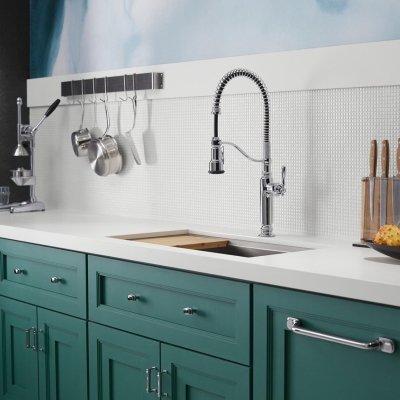 KOHLER - Kohler Eviye Bataryası Tournant Profesyonel , Krom