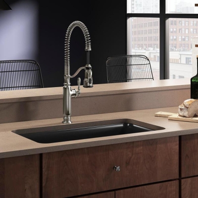 KOHLER - Kohler Eviye Bataryası Tournant Profesyonel, Parlak Paslanmaz