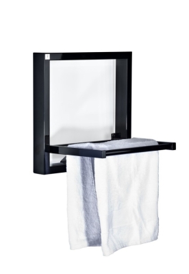 Radiva - Towel Box Elektrikli Raflı Havlupan 480x480 Siyah