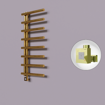 Radiva - Tuna Dekoratif Elektrikli Havlupan 500x1150 Altın (KTX1 Termostat) 300W (1)