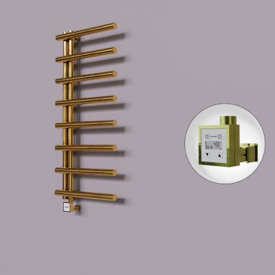 Radiva - Tuna Dekoratif Elektrikli Havlupan 500x1150 Altın (KTX3 Termostat) 300W