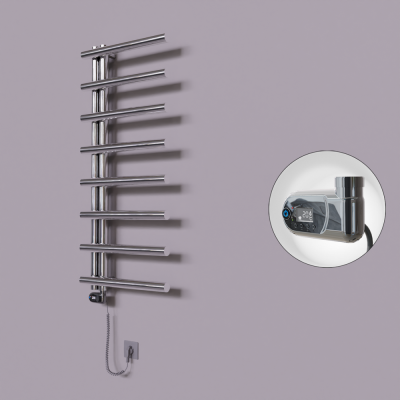 Radiva - Tuna Dekoratif Elektrikli Havlupan 500x1150 Krom (Thesis Termostat) 300W