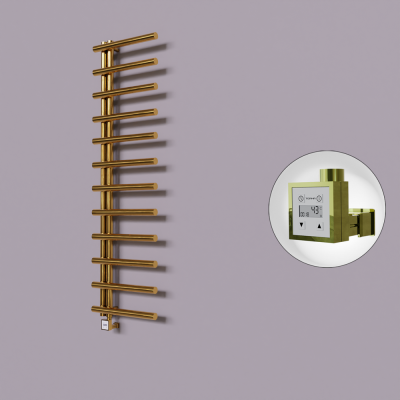 Radiva - Tuna Dekoratif Elektrikli Havlupan 500x1750 Altın (KTX3 Termostat) 300W (1)