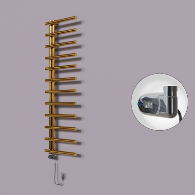 Radiva - Tuna Dekoratif Elektrikli Havlupan 500x1750 Altın (Thesis Termostat) 300W (1)
