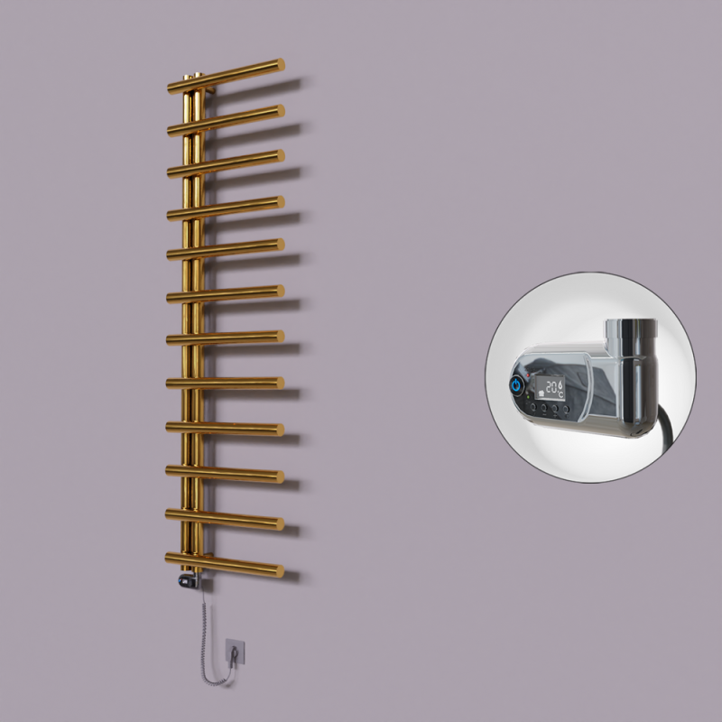 Tuna Dekoratif Elektrikli Havlupan 500x1750 Altın (Thesis Termostat) 300W - 1TUN05001750K2PE2030