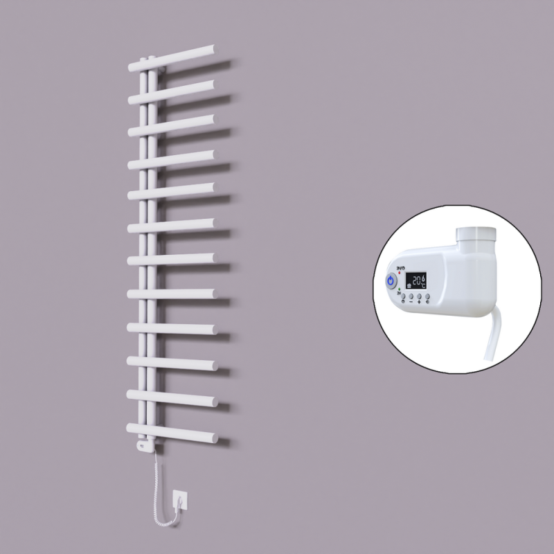 Tuna Dekoratif Elektrikli Havlupan 500x1750 Beyaz (Thesis Termostat) 600W - 1TUN05001750B1TE2060
