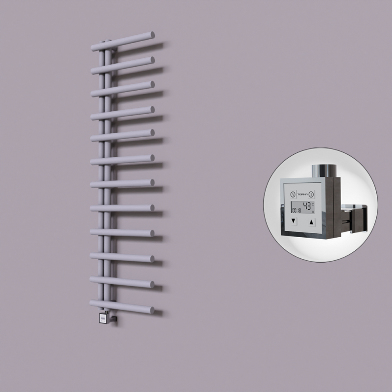 Tuna Dekoratif Elektrikli Havlupan 500x1750 Gri (KTX3 Termostat) 600W - 1TUN05001750B4TE7060