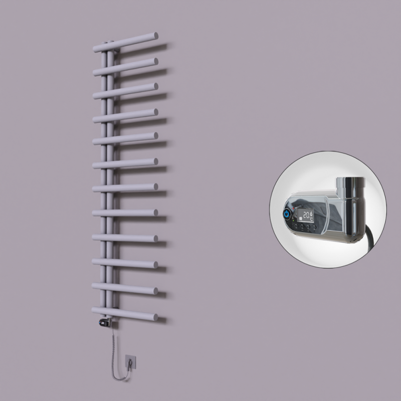 Tuna Dekoratif Elektrikli Havlupan 500x1750 Gri (Thesis Termostat) 600W - 1TUN05001750B4TE2060