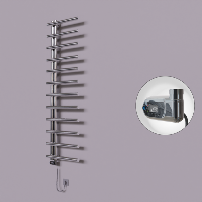 Radiva - Tuna Dekoratif Elektrikli Havlupan 500x1750 Krom (Thesis Termostat) 300W (1)