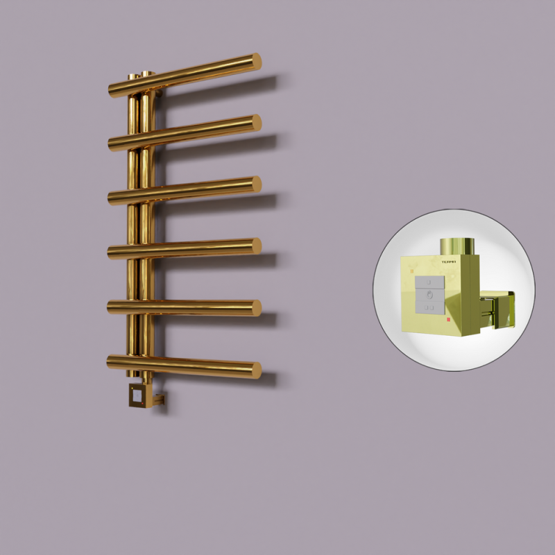 Tuna Dekoratif Elektrikli Havlupan 500x850 Altın (KTX1 Termostat) 200W - 1TUN05000850K2PEB020