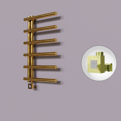 Radiva - Tuna Dekoratif Elektrikli Havlupan 500x850 Altın (KTX1 Termostat) 200W