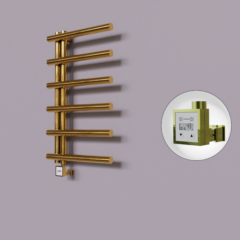 Tuna Dekoratif Elektrikli Havlupan 500x850 Altın (KTX3 Termostat) 200W - 1TUN05000850K2PE7020