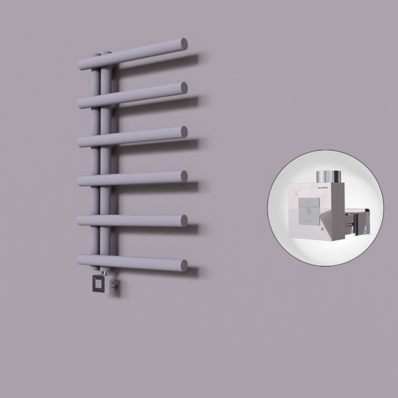 Tuna Dekoratif Elektrikli Havlupan 500x850 Gri (KTX1 Termostat) 300W - 1TUN05000850B4TEB030