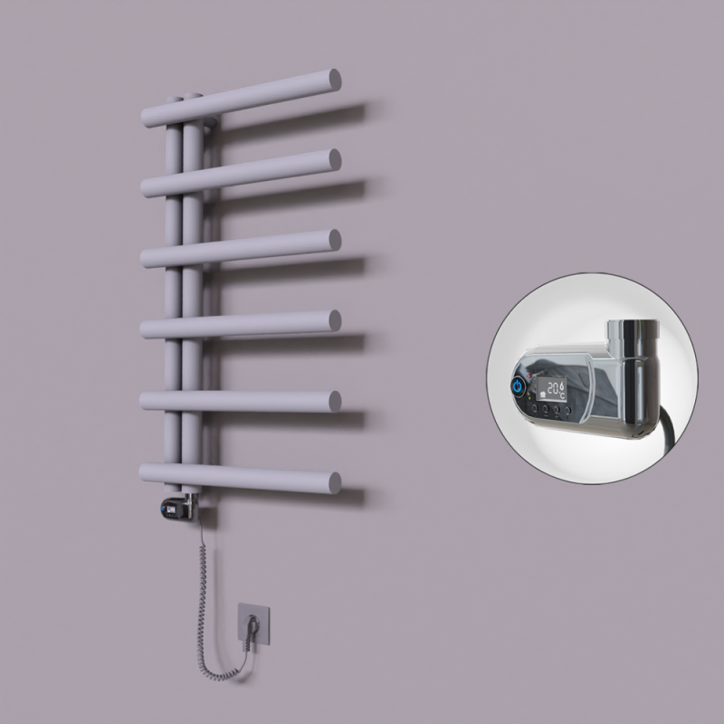 Tuna Dekoratif Elektrikli Havlupan 500x850 Gri (Thesis Termostat) 300W - 1TUN05000850B4TE2030