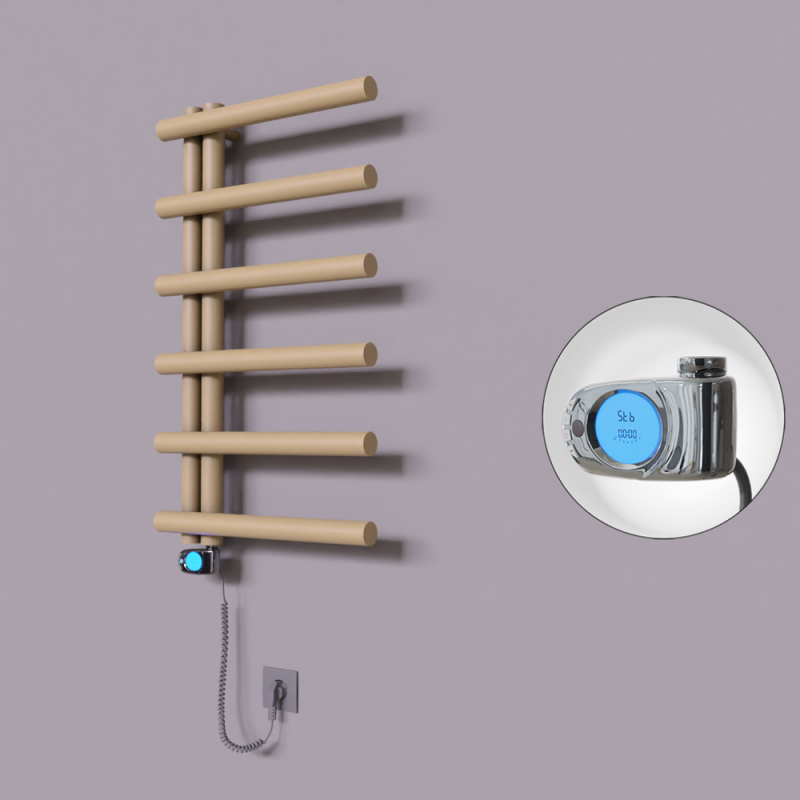 Tuna Dekoratif Elektrikli Havlupan 500x850 Kapuçino (Musa Termostat) 300W - 1TUN05000850BKTE3030