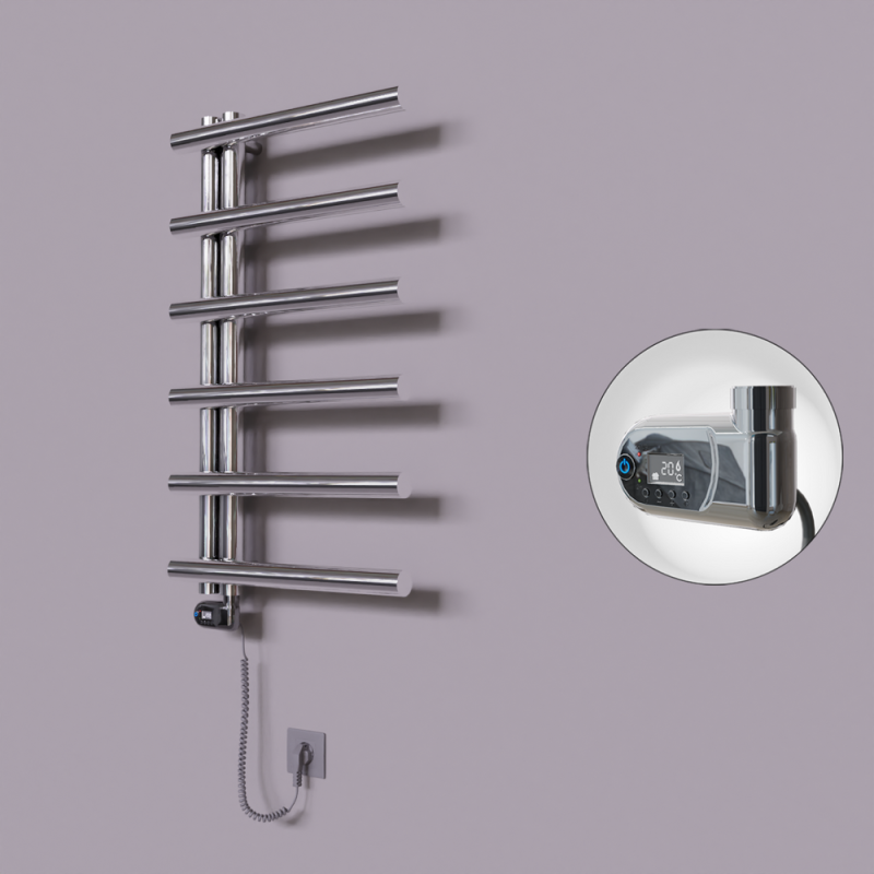 Tuna Dekoratif Elektrikli Havlupan 500x850 Krom (Thesis Termostat) 200W - 1TUN05000850K1PE2020