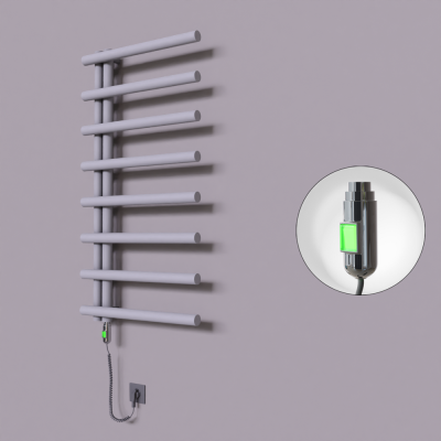 Radiva - Tuna Dekoratif Elektrikli Havlupan 600x1150 Gri (On/Off Düğmeli) 600W