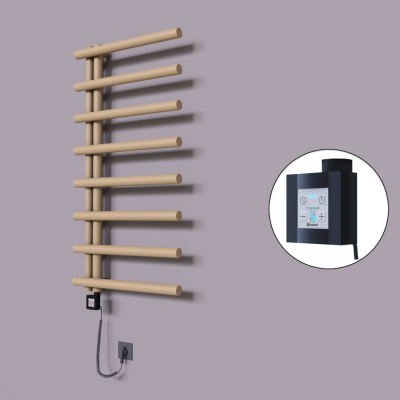 Radiva - Tuna Dekoratif Elektrikli Havlupan 600x1150 Kapuçino (KTX4 Termostat) 600W Spiral Kablolu (1)
