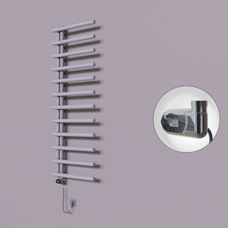 Tuna Dekoratif Elektrikli Havlupan 600x1750 Gri (Thesis Termostat) 900W - 1TUN06001750B4TE2090