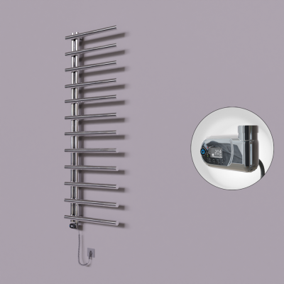 Radiva - Tuna Dekoratif Elektrikli Havlupan 600x1750 Krom (Thesis Termostat) 600W