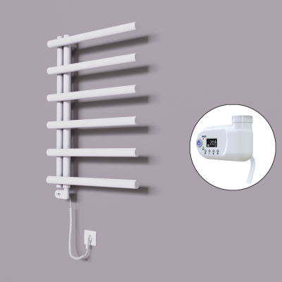 Radiva - Tuna Dekoratif Elektrikli Havlupan 600x850 Beyaz (Thesis Termostat) 300W