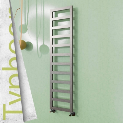 Radiva - TYPHOON Paslanmaz Çelik Havlupan 400x1020 Satine Polisaj - 500