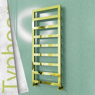 Radiva - TYPHOON Paslanmaz Çelik Havlupan 400x1160 Altın