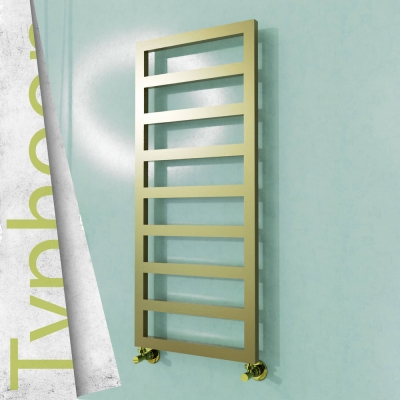 Radiva - TYPHOON Paslanmaz Çelik Havlupan 400x1160 Satine Altın (1)