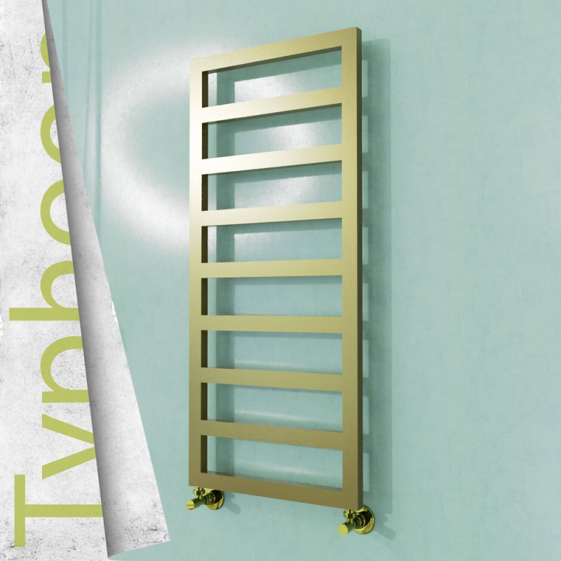 TYPHOON Paslanmaz Çelik Havlupan 400x1160 Satine Altın - 1TYP04001160K2SS