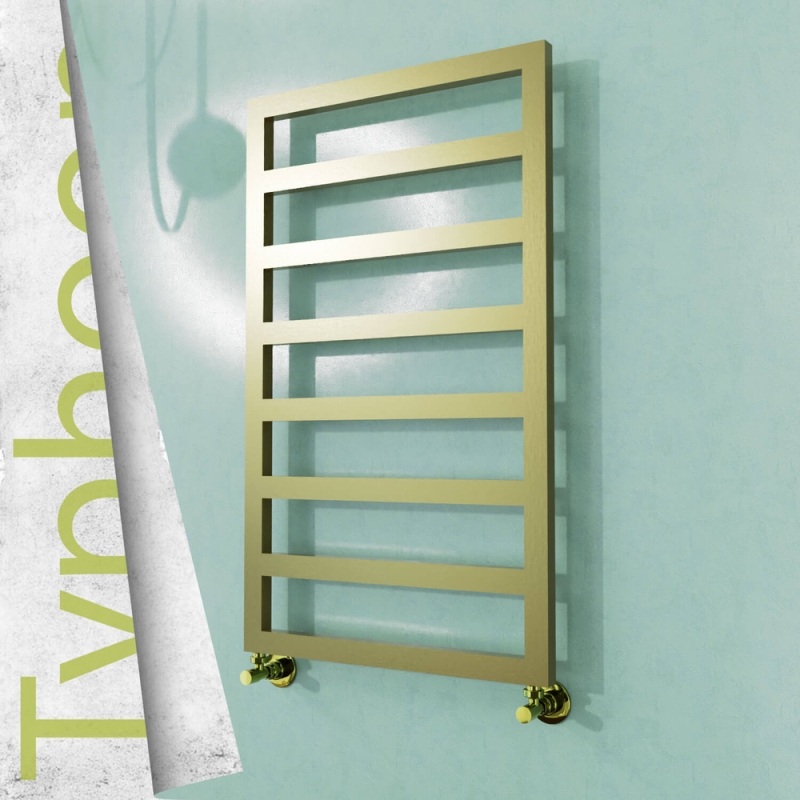 TYPHOON Paslanmaz Çelik Havlupan 400x1580 Satine Altın - 1TYP04001580K2SS