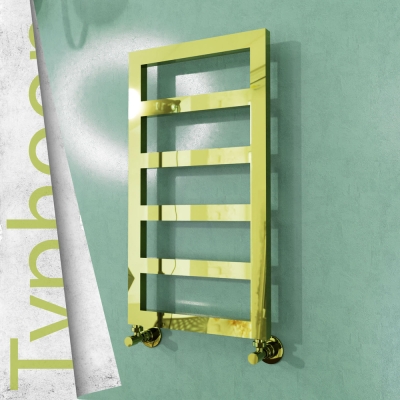 Radiva - TYPHOON Paslanmaz Çelik Havlupan 400x740 Altın (1)