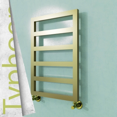 Radiva - TYPHOON Paslanmaz Çelik Havlupan 500x1020 Satine Altın