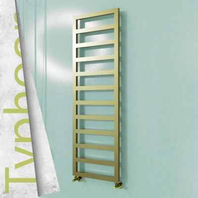 Radiva - TYPHOON Paslanmaz Çelik Havlupan 500x1160 Satine Altın