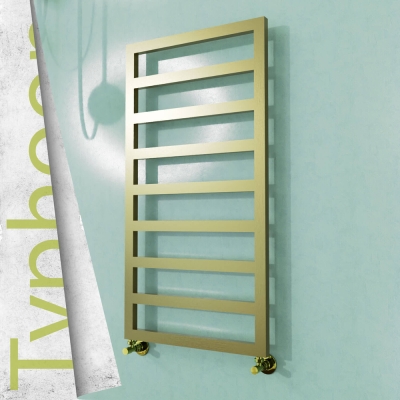 Radiva - TYPHOON Paslanmaz Çelik Havlupan 500x1580 Satine Altın (1)